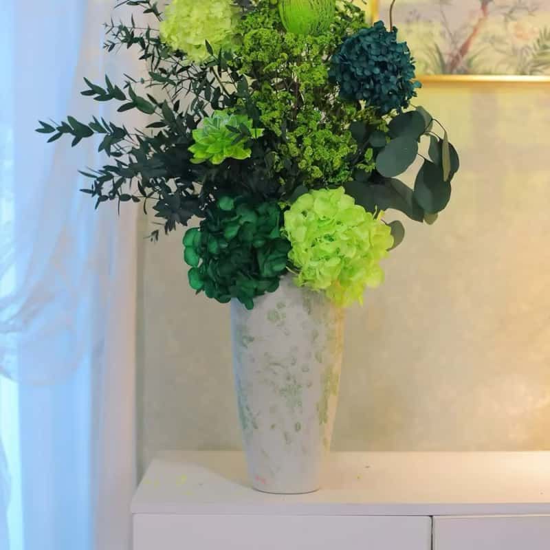 Lush Artificial Botanical Flower Arrangement