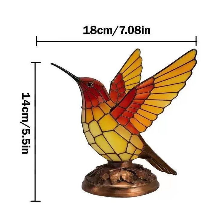 Decorative table lamp in the shape of a hummingbird Kalsten
