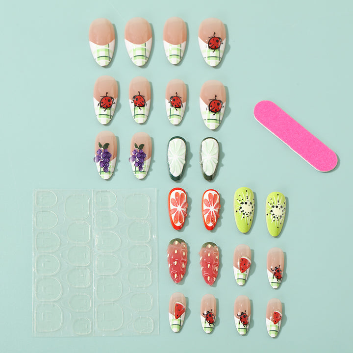 Creative and cheerful art nails Kalsten