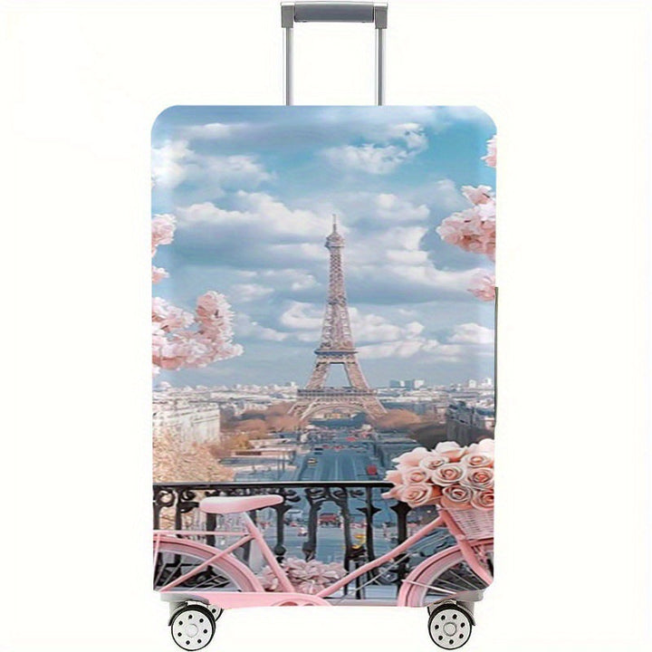 Ladies' hard shell suitcase with romantic Paris motif Kalsten