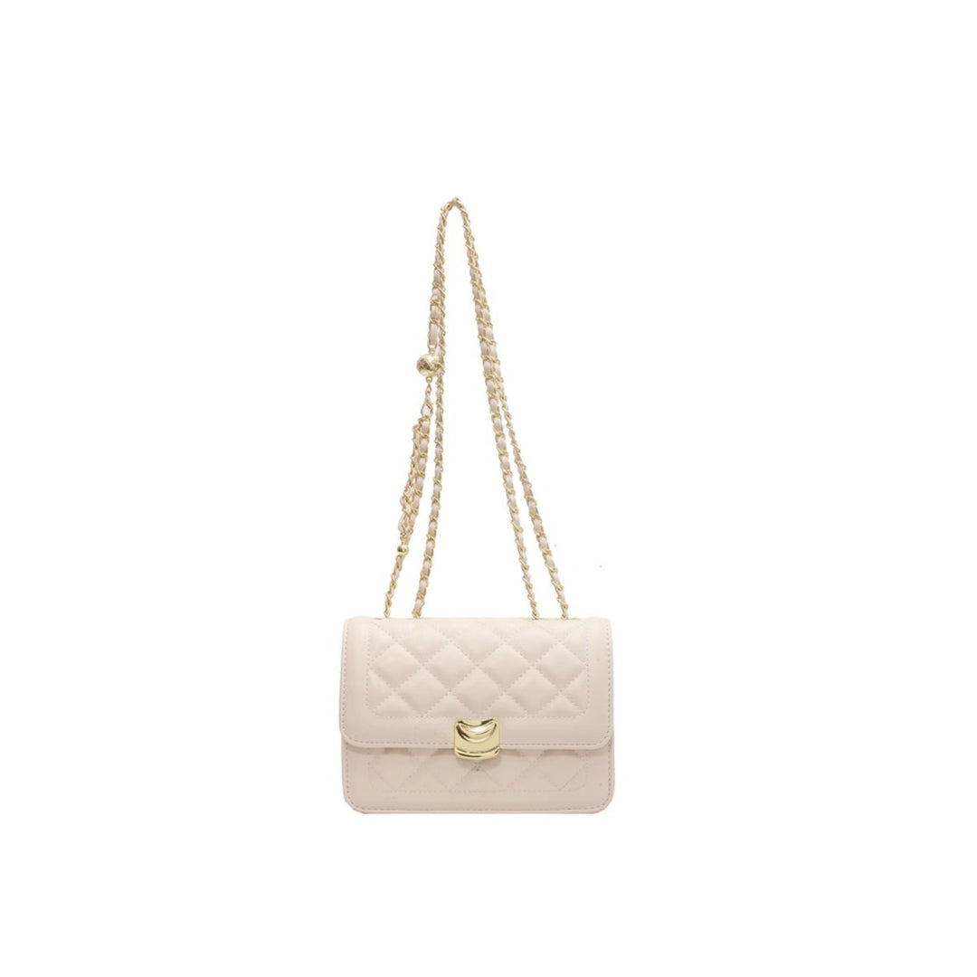 Quilted Chain-Detail Crossbody Purse Kalsten