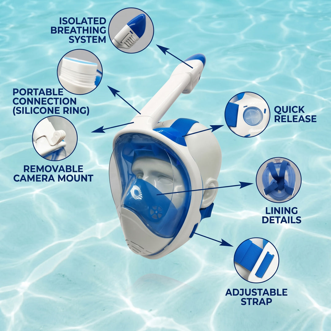 Full Face Snorkel Mask Kalsten