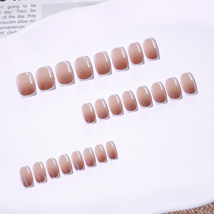 Artistic manicure with elegant French tip Kalsten