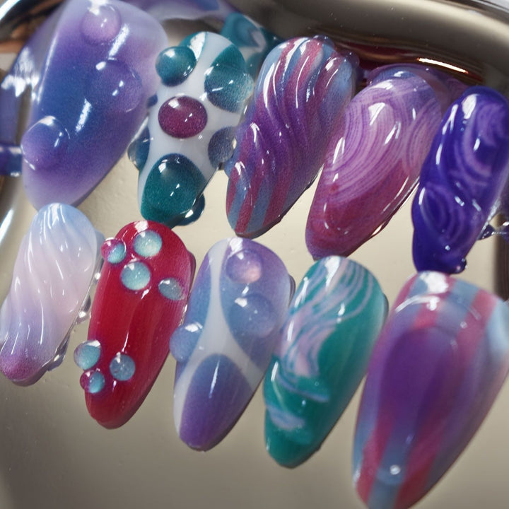 Artistic Gel Nail Art Design Kalsten