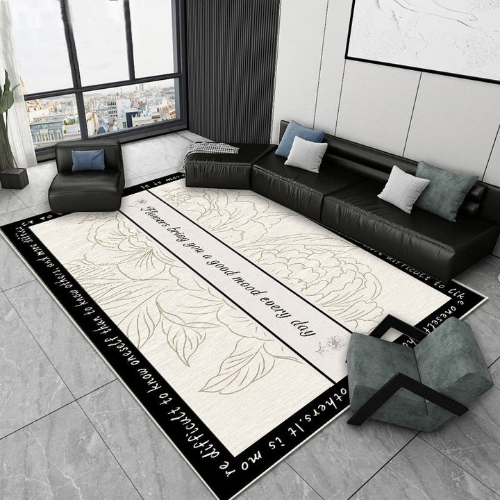 Decorative Motivational Area Rug