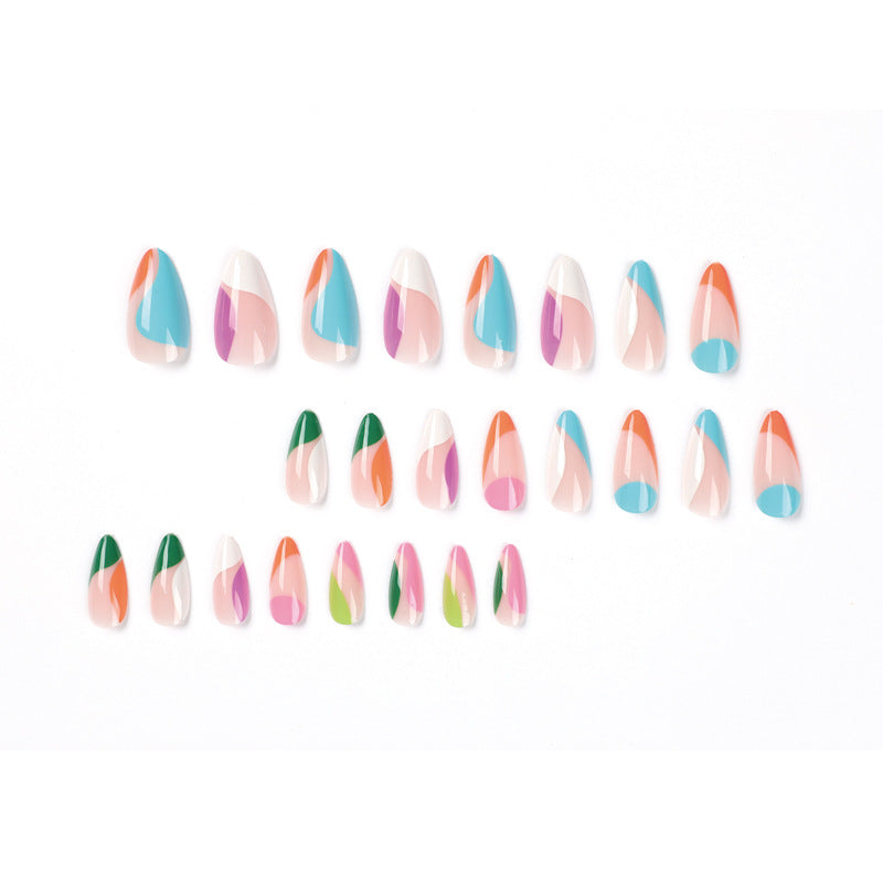 Artful nail art with colorful accents Kalsten