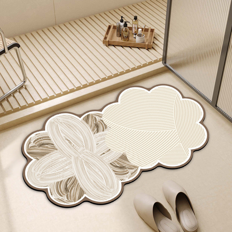 Decorative Cloud-Shaped Bath Mat Kalsten