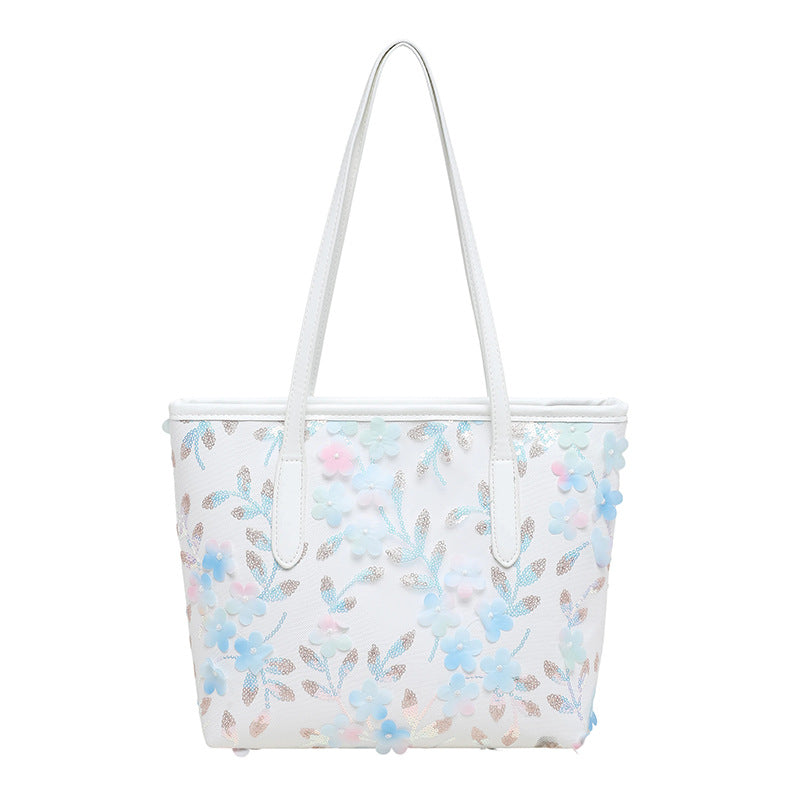 WoFloral Embellished Tote Bag Kalsten