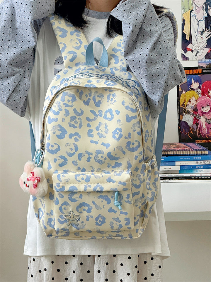 Fashion-Forward Leopard-Print Backpack Kalsten