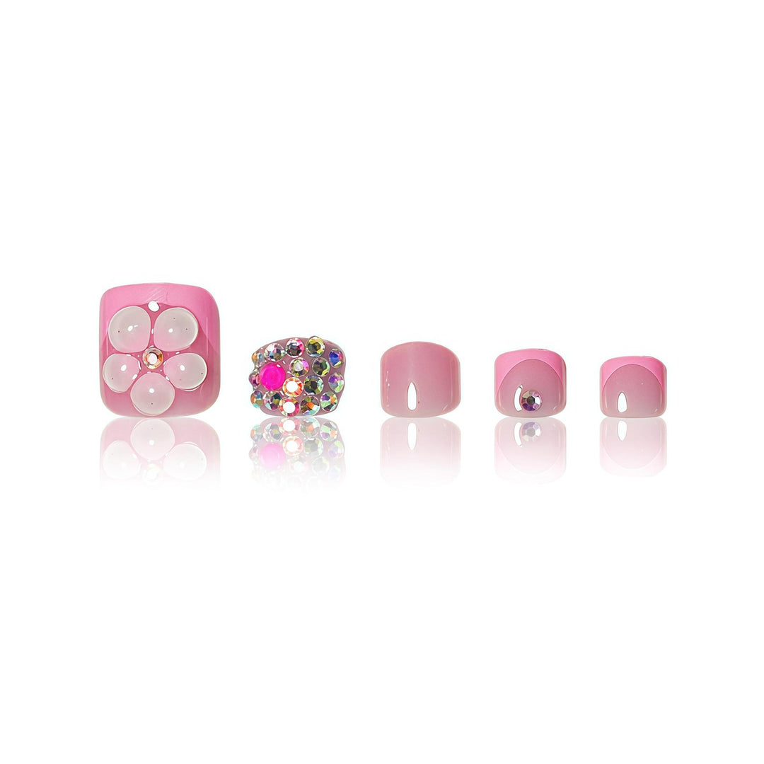 Artistic Floral Press-On Nail Set Kalsten 1787913642