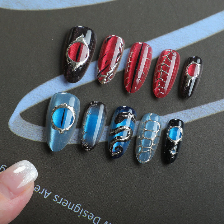 Artistic Themed Press-On Nail Art Set