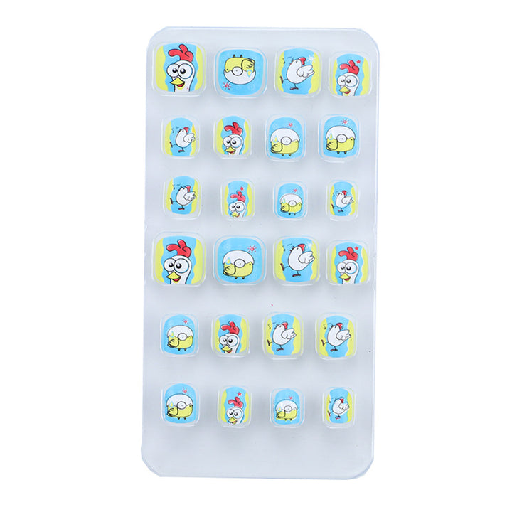 Playful Cartoon Animal Press-On Nail Set Kalsten