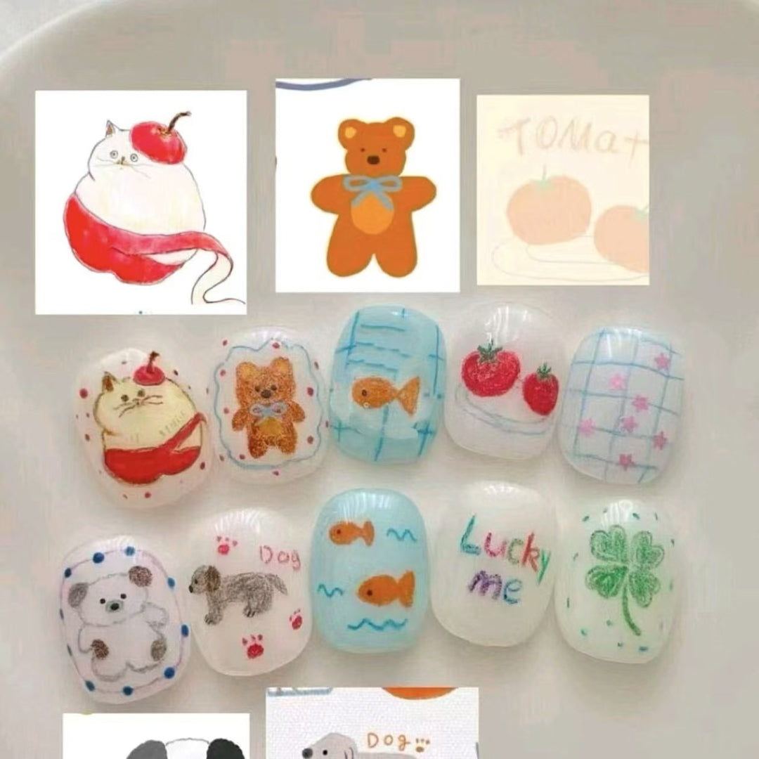 Artistic Character Nail Art Set Kalsten