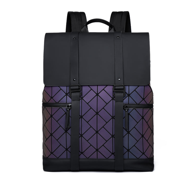 Geometric Pattern Rolltop Backpack Kalsten