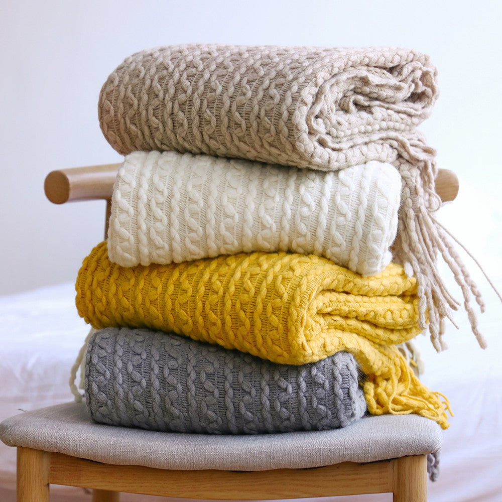 Textured Knit Scarf