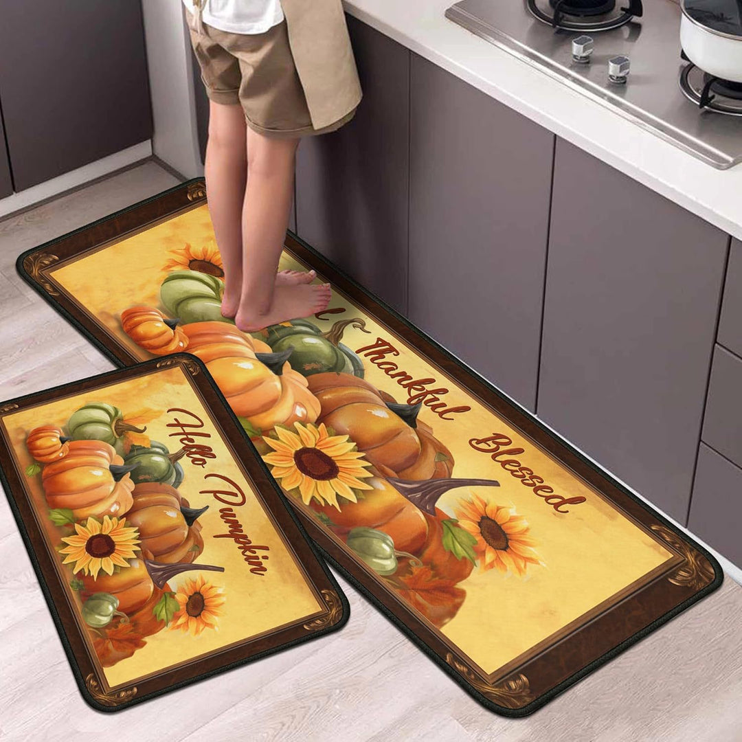 Seasonal Decorative Kitchen Mat Set