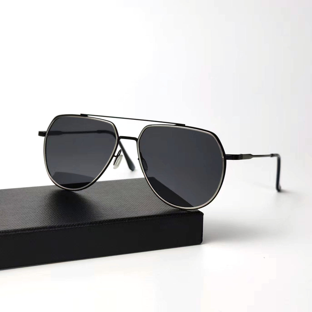 Men's elegant pilot sunglasses with polarizing lenses Kalsten