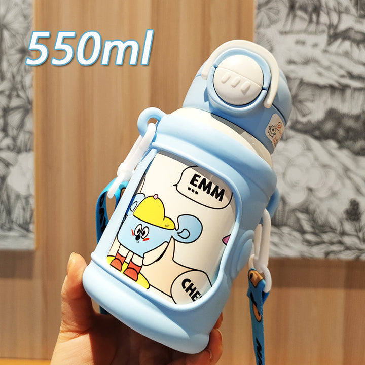 Women’s creative drinking bottle with stable silicone cover Kalsten