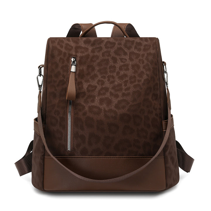 Chic Leopard Print Backpack Kalsten