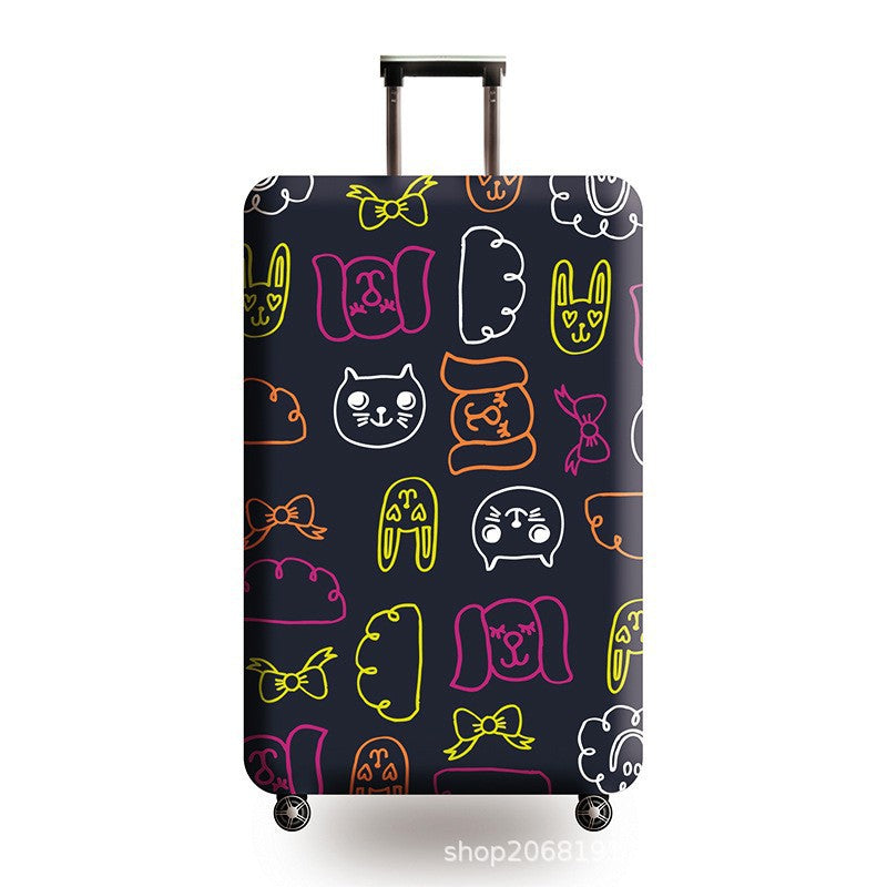 Unisex Hard Shell Suitcase with Playful Animal Motif Kalsten