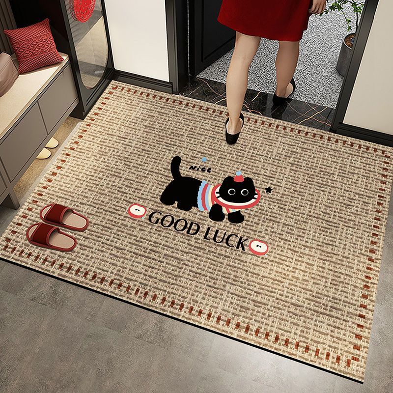 Playful Cat-Themed Mat