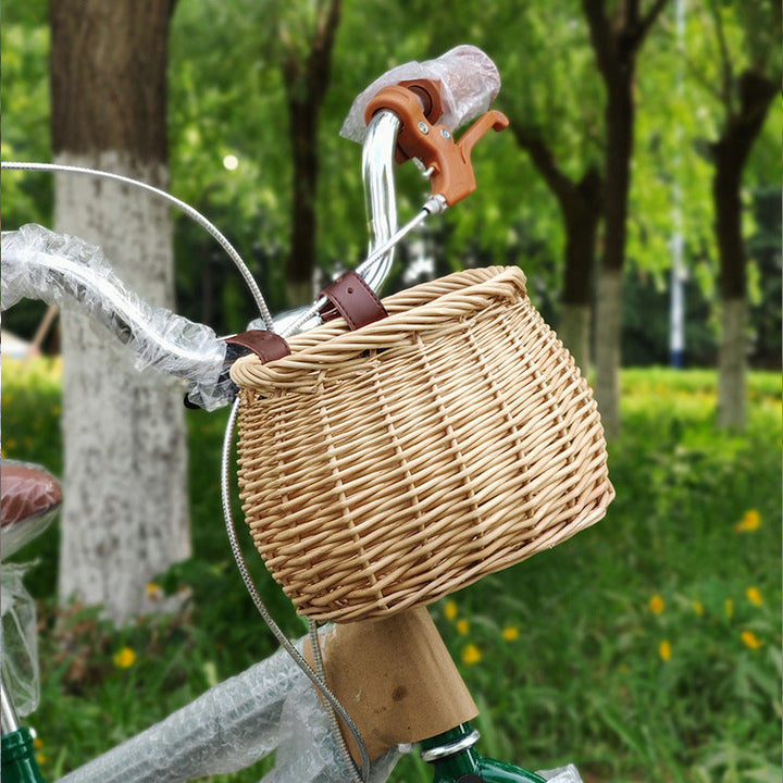 Woven Bicycle Storage Basket Kalsten