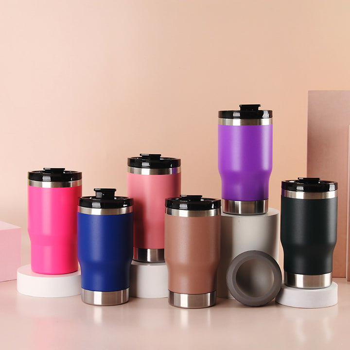 Women Insulated Travel Mug with Non-Slip Silicone Ring Kalsten