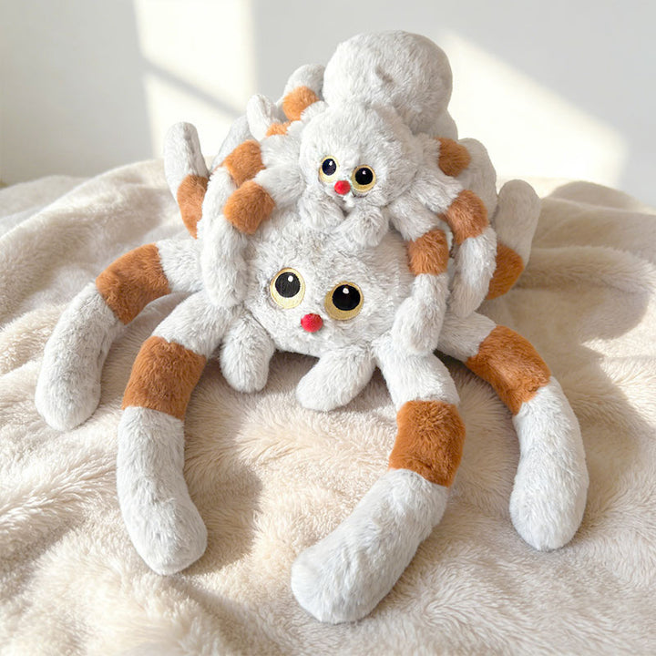 Plush Spider Soft Toy with Bendable Legs and Embroidered Face Kalsten