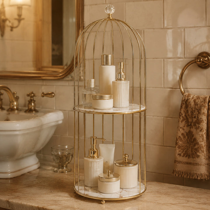 Decorative Birdcage Shelf