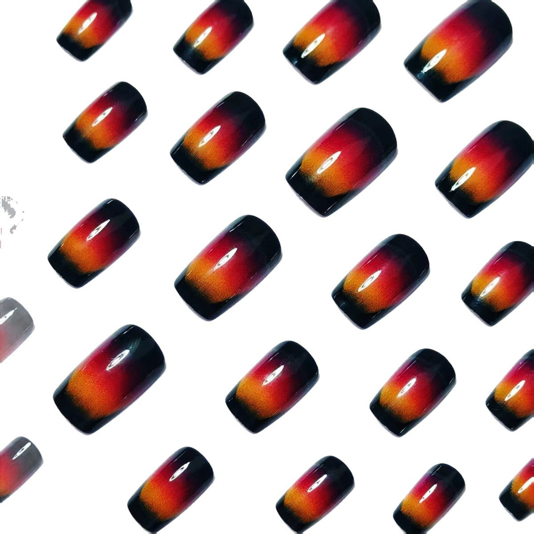Creative artificial nails in elegant ombre design Kalsten