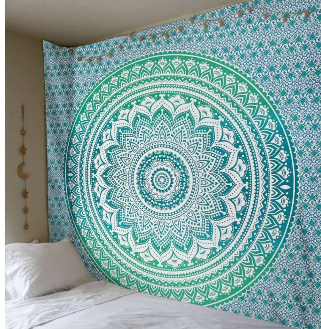 Mandala-Inspired Decorative Wall Tapestry