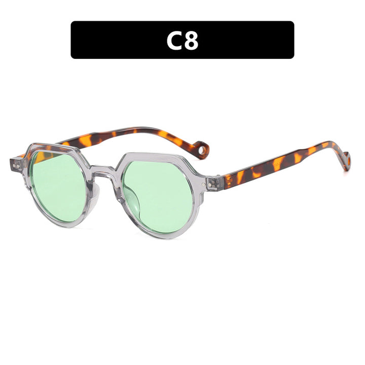 Women's geometric sunglasses with protective UV filter and sturdy frame Kalsten