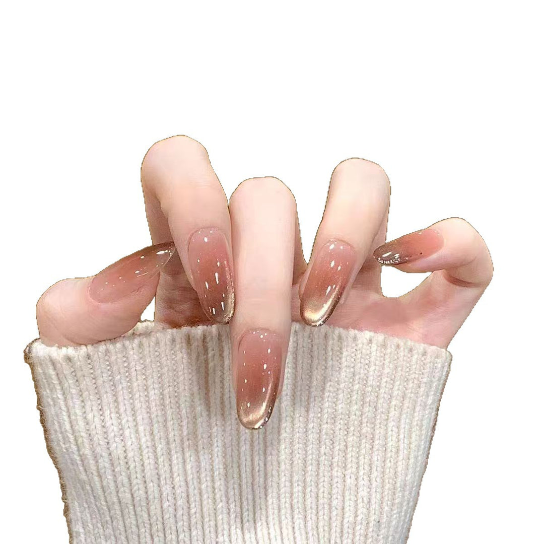 Ombre French Tip Press-On Nails Kalsten