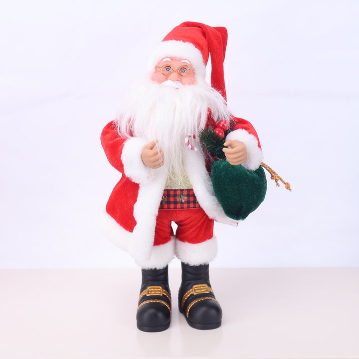 Decorative Santa Claus figure with candy