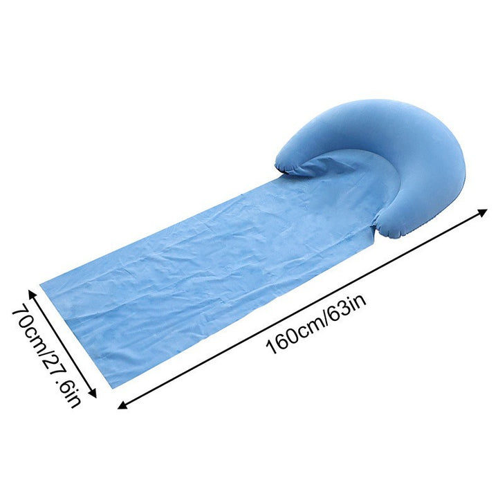 Women Inflatable Relax Lounge Chair with Integrated Headrest Kalsten