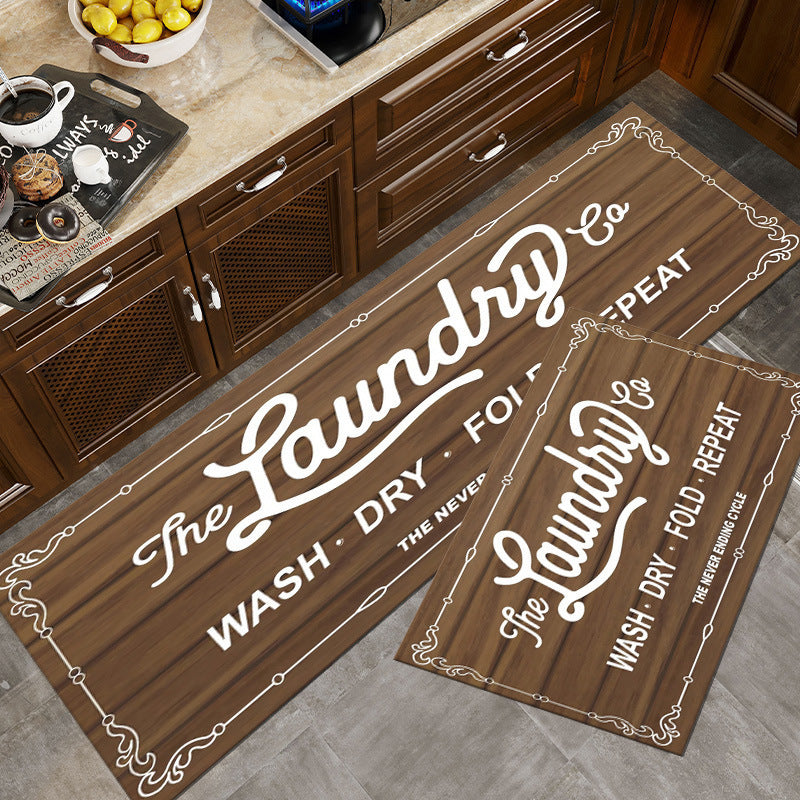 Decorative Laundry Floor Mat
