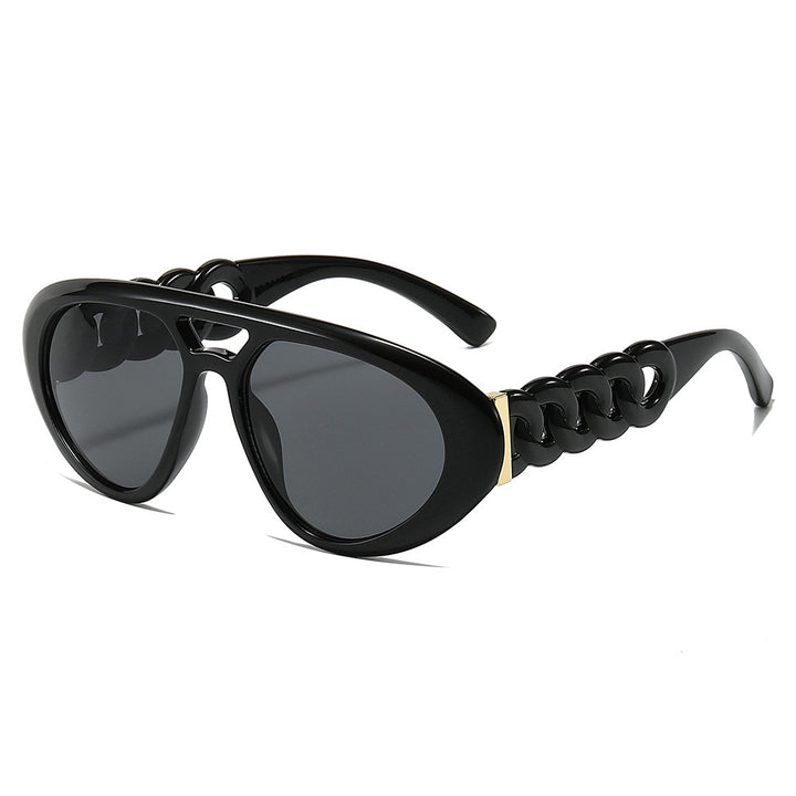 Fashion-Forward Oversized Shield Sunglasses Kalsten
