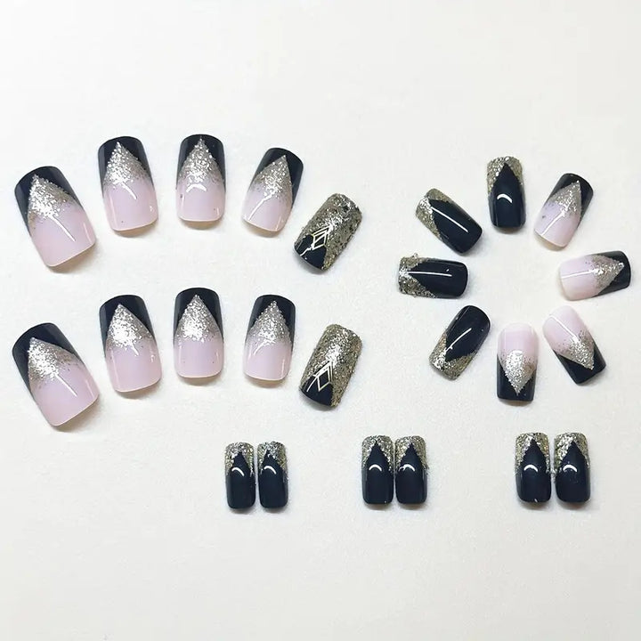 Glamorous Glitter Nail Art Kalsten