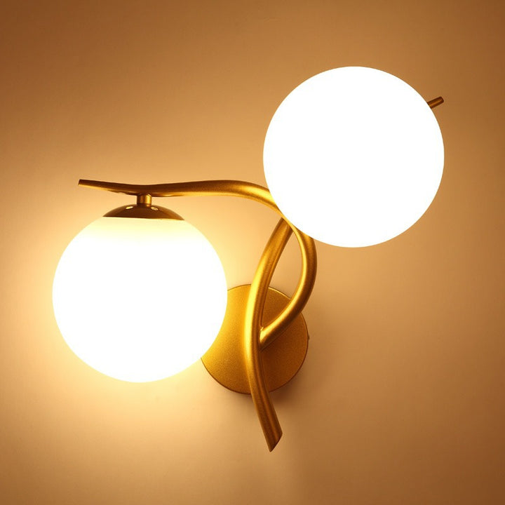 Artistic Double-Ball Sconce