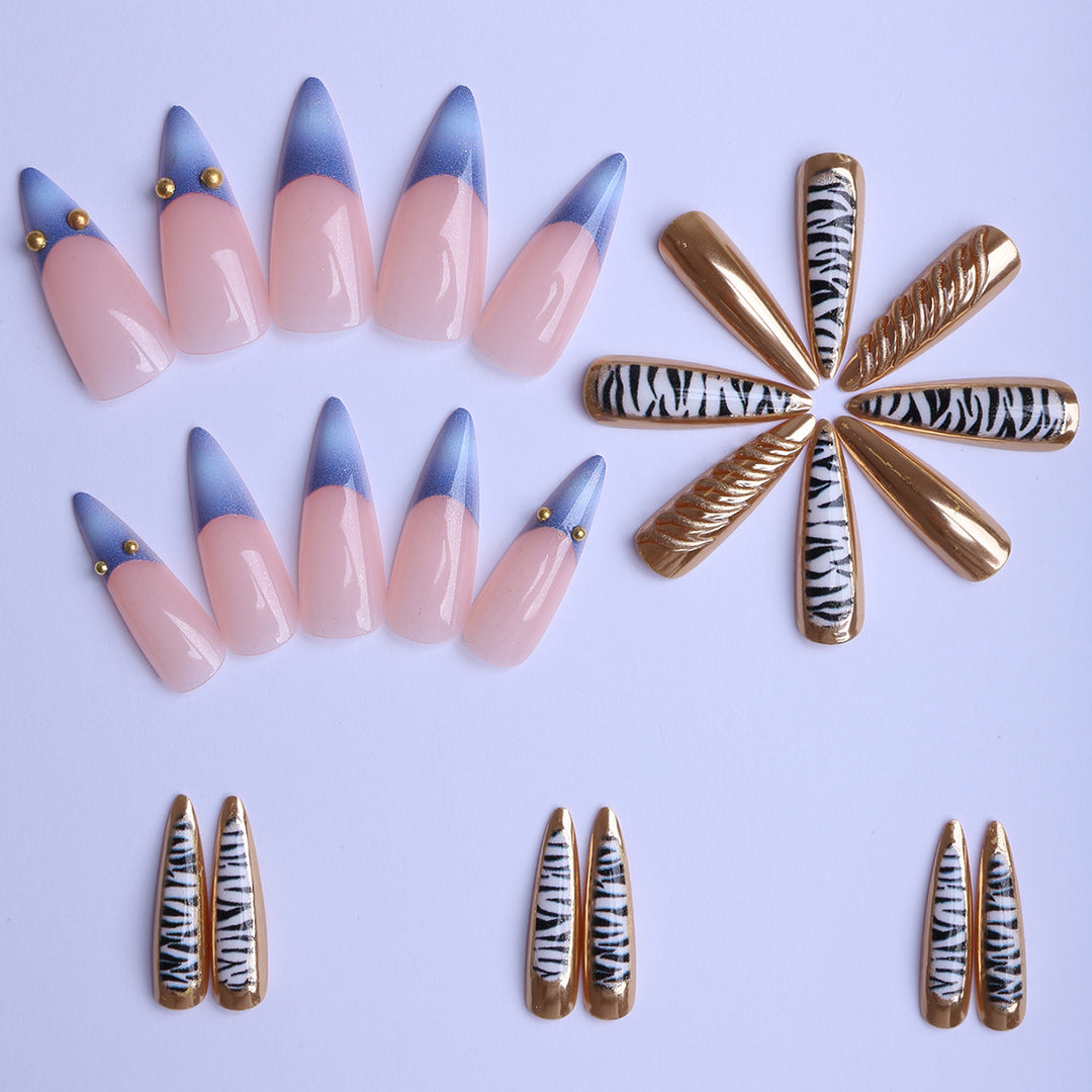 Creative Nail Art in Leopard Design Kalsten