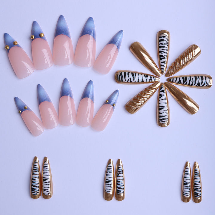 Creative Nail Art in Leopard Design Kalsten