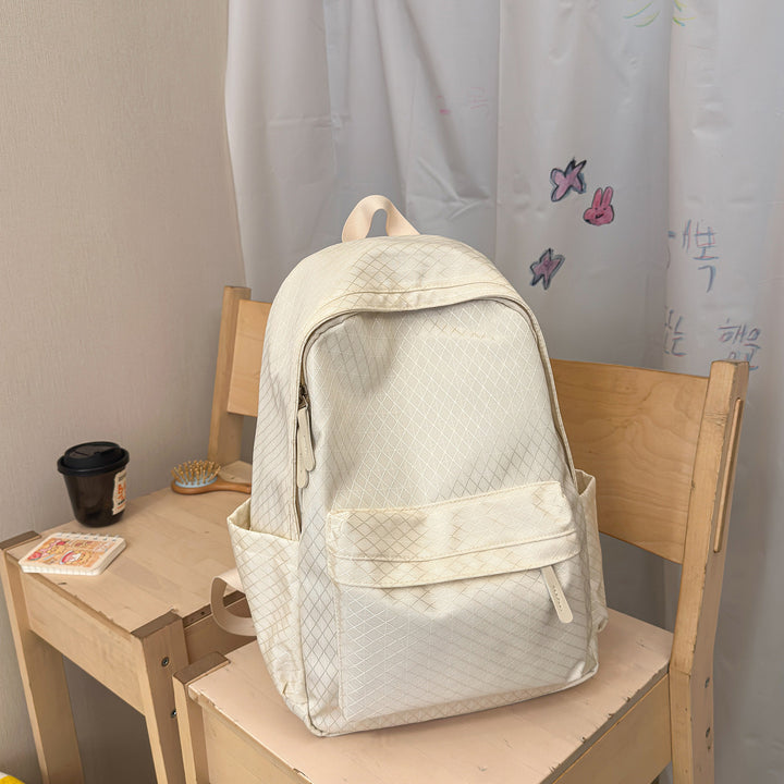 Casual Checkered Backpack Kalsten