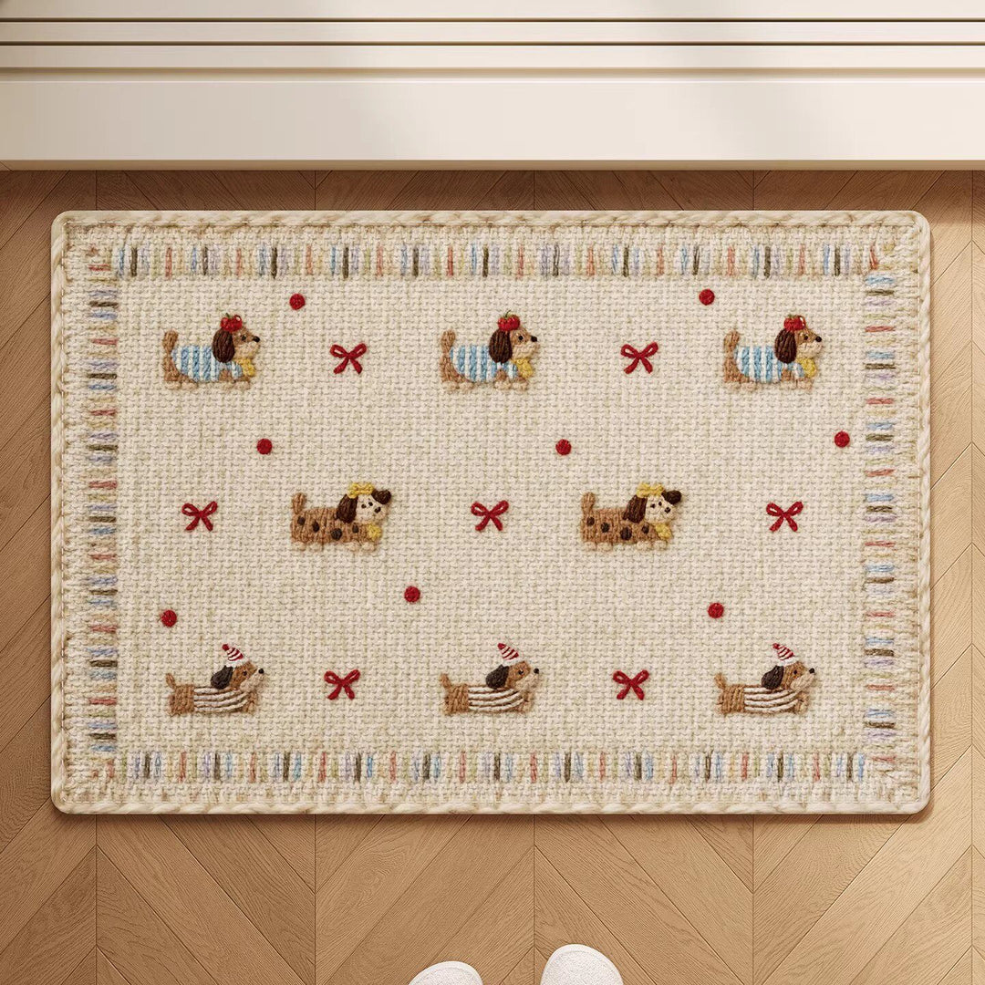 Adorable Dog-Themed Non-Slip Bath Mat