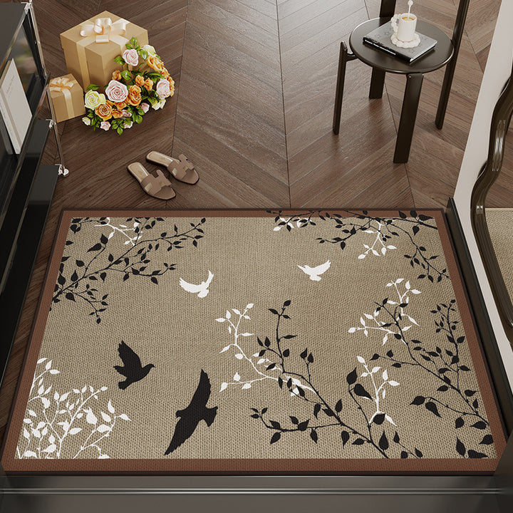 Decorative Floral Area Mat Kalsten