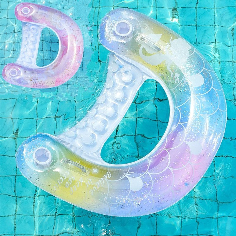 Inflatable Mermaid-Themed Pool Ride Kalsten