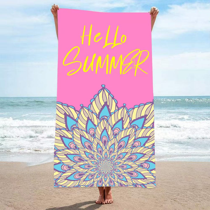 Women's beach towel with creative golf theme Kalsten