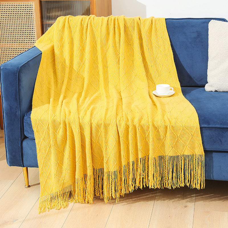 Ladies cozy knit blanket Kalsten
