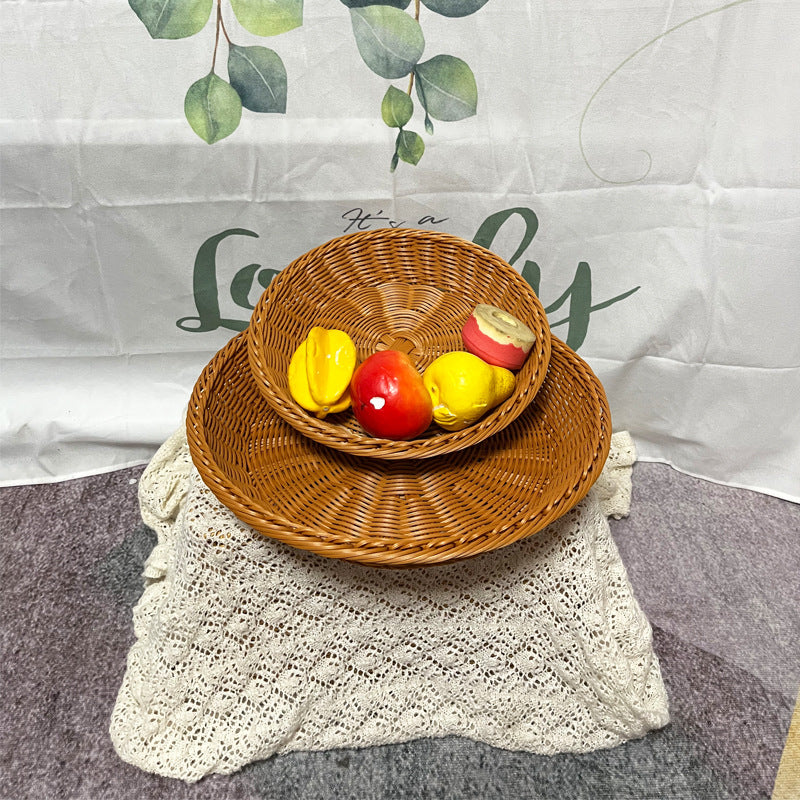 Handcrafted Decorative Woven Serving Plate Kalsten