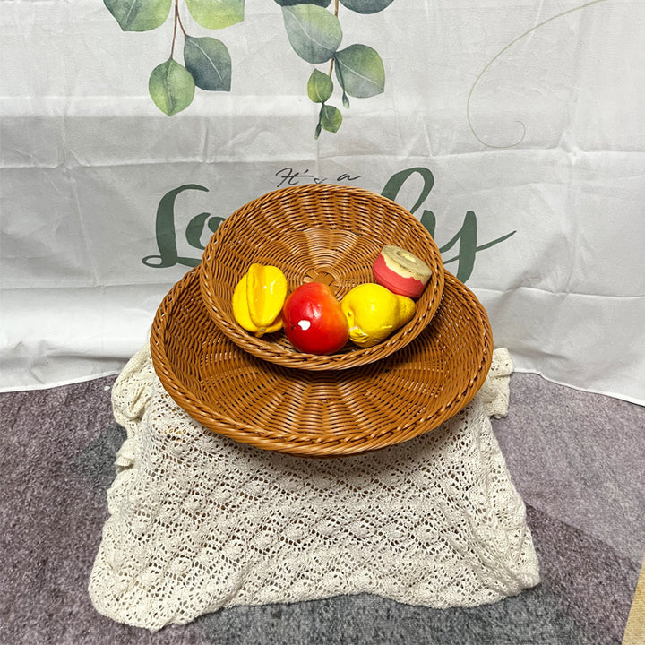 Handcrafted Decorative Woven Serving Plate Kalsten