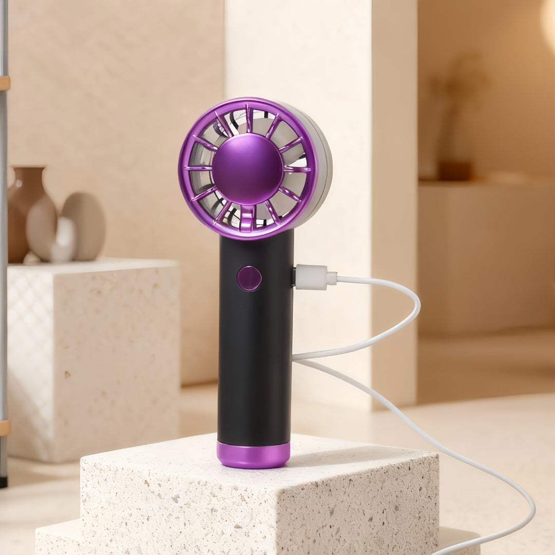 Portable USB Hand Fan with Stylish Design and Variable Speed Control Kalsten